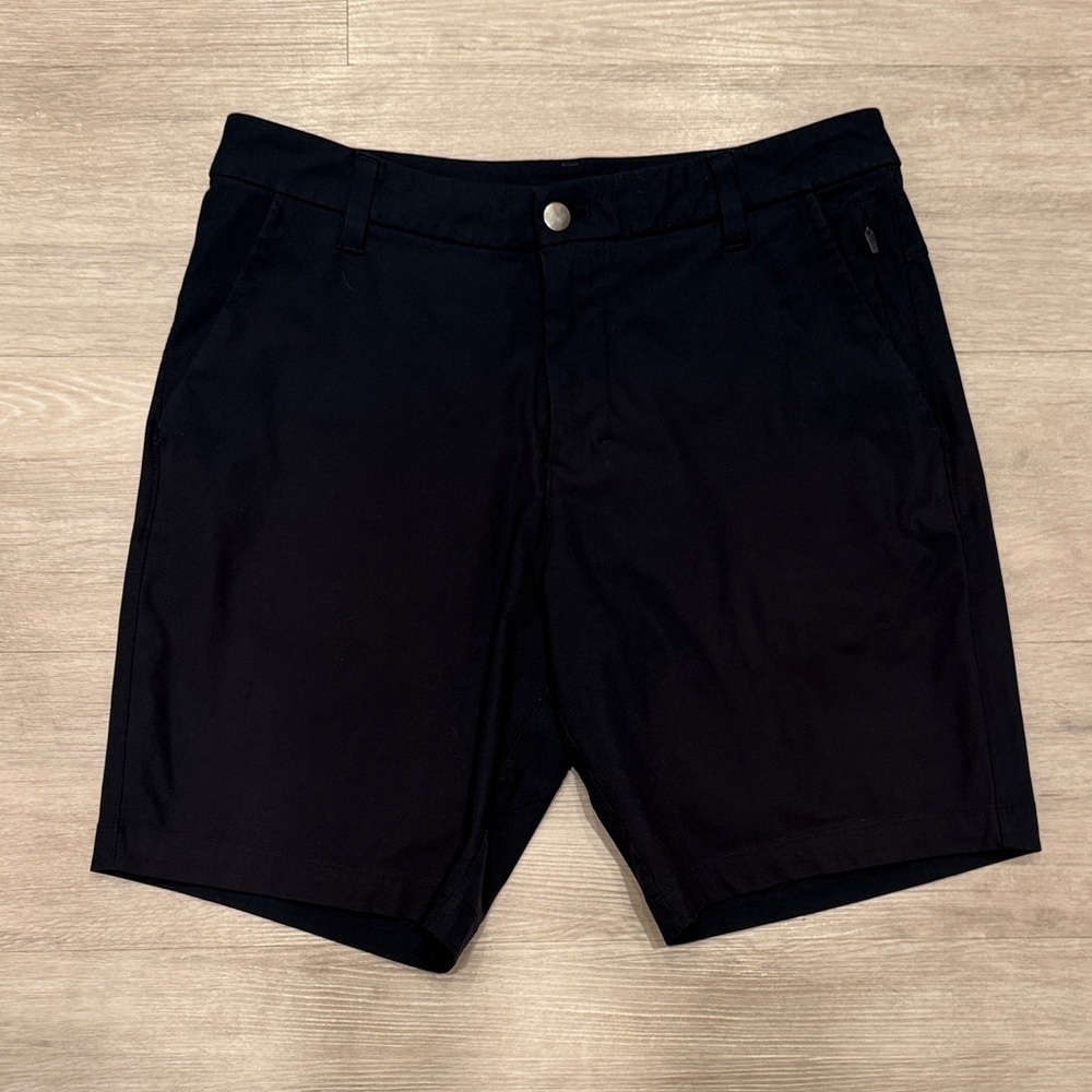 Lululemon ABC Classic Fit Navy Golf Shorts 9’ - Picture 2 of 6